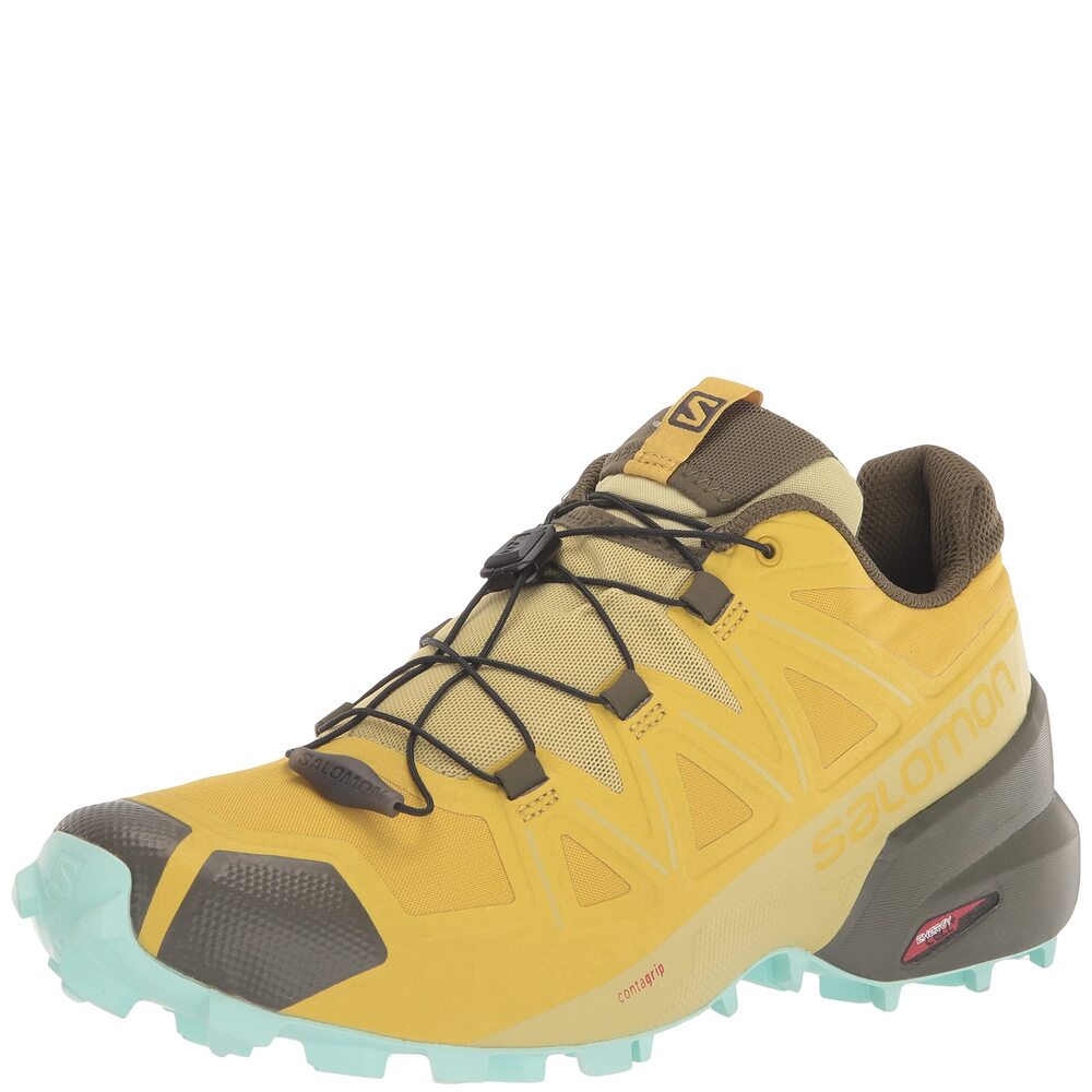 SALOMON WOMEN'S SPEEDCROSS 5 W TRAIL RUNNING SHOES, EVENING BLUE/CADET/YUCCA, 6